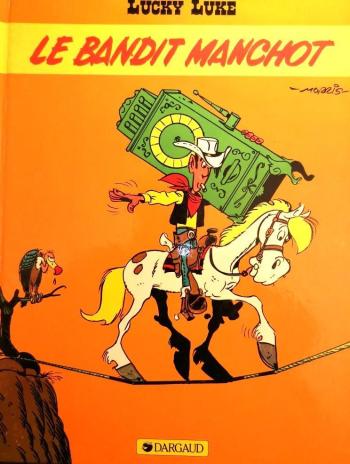 Couverture de l'album Lucky Luke (Lucky Comics / Dargaud / Le Lombard) - 18. Le Bandit manchot
