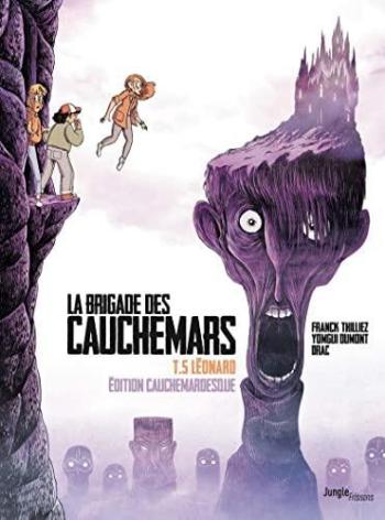 Couverture de l'album La Brigade des cauchemars - 5. Léonard - Édition cauchemardesque