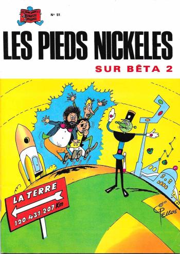 Couverture de l'album Les Pieds Nickelés (3e série - 1946-1988) - 51. Les Pieds Nickelés sur Bêta 2