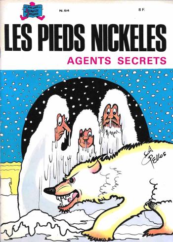 Couverture de l'album Les Pieds Nickelés (3e série - 1946-1988) - 54. Les Pieds Nickelés agents secrets