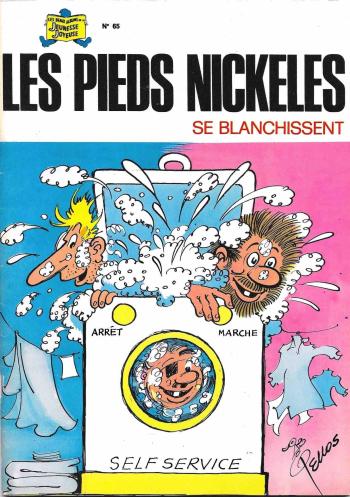Couverture de l'album Les Pieds Nickelés (3e série - 1946-1988) - 65. Les Pieds Nickelés se blanchissent