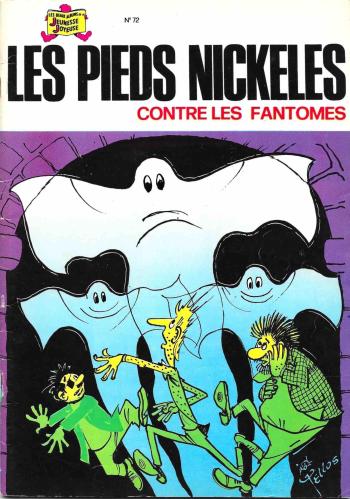 Couverture de l'album Les Pieds Nickelés (3e série - 1946-1988) - 72. Les Pieds Nickeles contre les fantômes