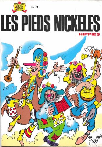 Couverture de l'album Les Pieds Nickelés (3e série - 1946-1988) - 71. Les Pieds Nickelés Hippies