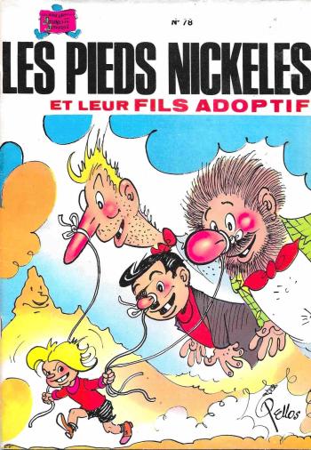 Couverture de l'album Les Pieds Nickelés (3e série - 1946-1988) - 78. Les Pieds Nickelés et leur fils adoptif