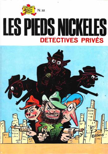 Couverture de l'album Les Pieds Nickelés (3e série - 1946-1988) - 32. Les Pieds Nickelés détectives privés