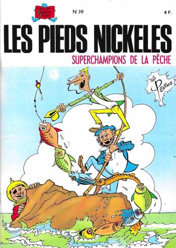 Couverture de l'album Les Pieds Nickelés (3e série - 1946-1988) - 39. Les Pieds Nickelés superchampions de la pêche