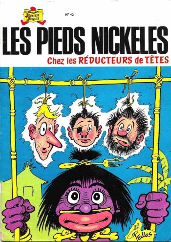 Couverture de l'album Les Pieds Nickelés (3e série - 1946-1988) - 42. Chez les réducteurs de têtes