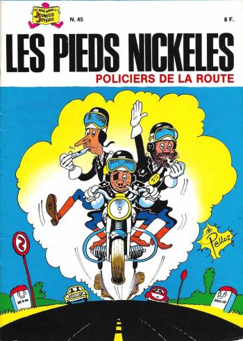 Couverture de l'album Les Pieds Nickelés (3e série - 1946-1988) - 45. Les Pieds Nickelés policiers de la route
