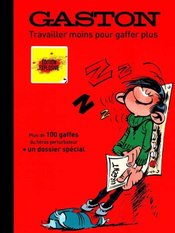 Couverture de l'album Gaston (Divers) - HS. Gaston : Travailler moins pour gaffer plus
