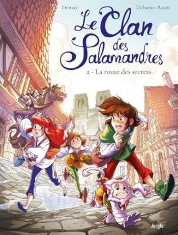 Couverture de l'album Le Clan des Salamandres - 2. La route des secrets
