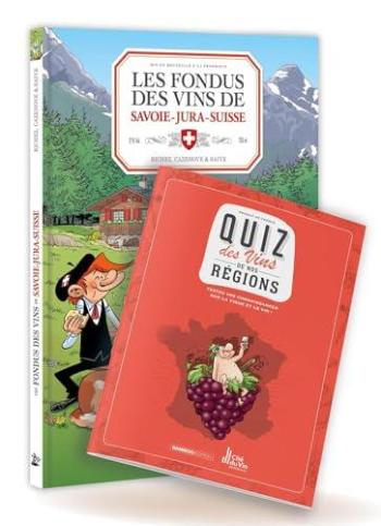 Couverture de l'album Les Fondus du vin - 8. Jura Savoie Suisse + quiz offert