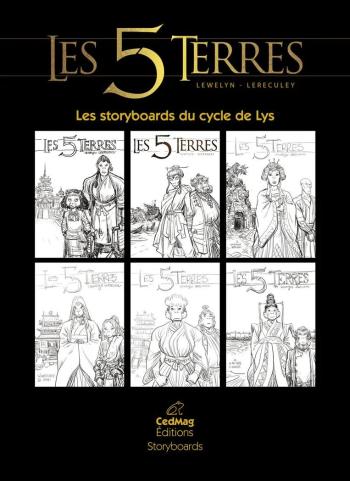 Couverture de l'album Les 5 Terres - HS. Les storyboards du cycle de Lys