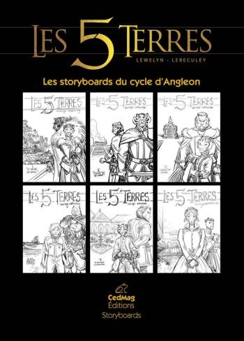Couverture de l'album Les 5 Terres - HS. Les storyboards du cycle d'Angleon