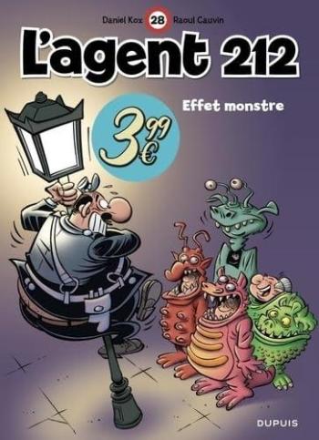 Couverture de l'album L'Agent 212 - 28. Effet monstre