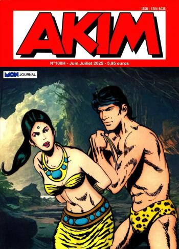 Couverture de l'album Akim (3e série) - 100. Le royaume des hommes-tigres