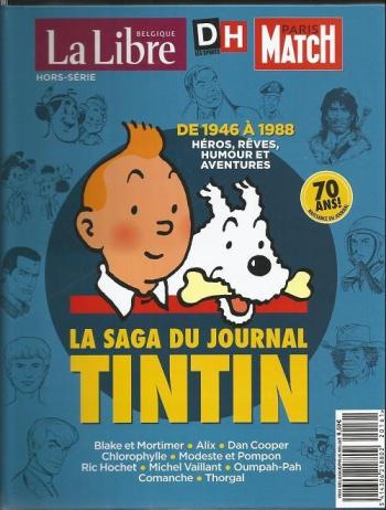 Couverture de l'album La Saga du journal Tintin - HS. La saga du journal Tintin