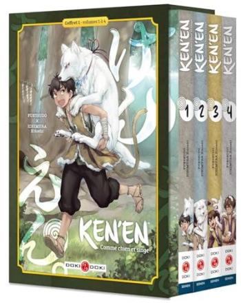Couverture de l'album Ken'en - Comme chien et singe - COF. Tomes 1 à 4