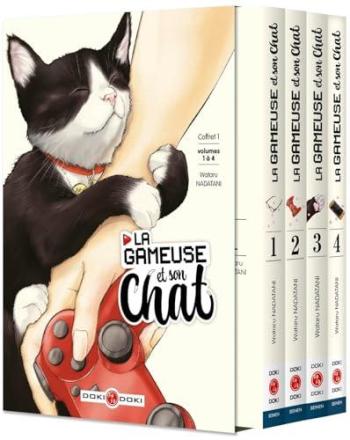 Couverture de l'album La Gameuse et son chat - COF. Tomes 1 à 4