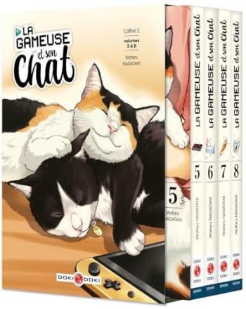 Couverture de l'album La Gameuse et son chat - COF. Tomes 5 à 8