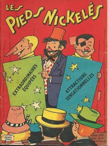 Couverture de l'album Les Pieds Nickelés (Poche) - 3. Extraordinaires équipées / Attractions sensationnelles