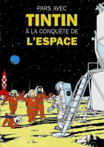 Couverture de l'album Tintin (Divers et HS) - HS. Pars avec Tintin à la conquête de l'espace