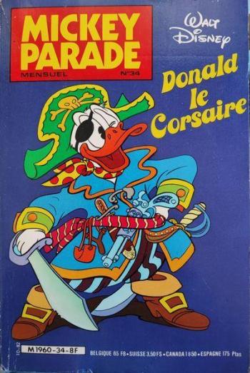 Couverture de l'album Mickey Parade - 34. Donald le Corsaire