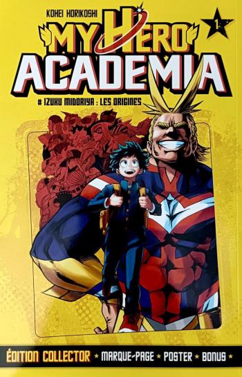 Couverture de l'album My Hero Academia (Hachette) - 1. Izuku Midoriya : Les Origines