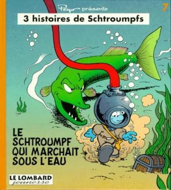 Couverture de l'album 3 histoires de Schtroumpfs - 7. Le Schtroumpf qui marchait sous l'eau