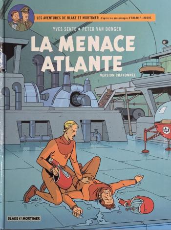 Couverture de l'album Blake et Mortimer (Blake et Mortimer) - 31. La Menace Atlante - Version crayonnée