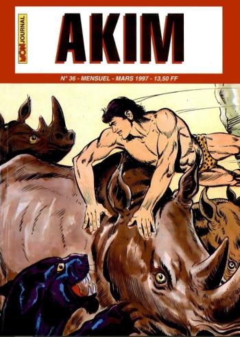 Couverture de l'album Akim (2e série) - 36. La pierre éblouissante