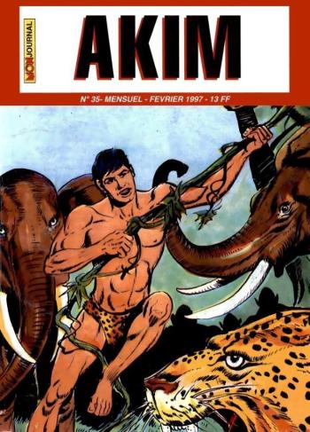 Couverture de l'album Akim (2e série) - 35. Le cimetière des éléphants