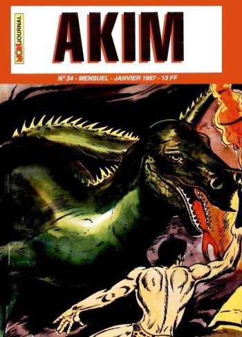 Couverture de l'album Akim (2e série) - 34. Au royaume des hommes grenouilles