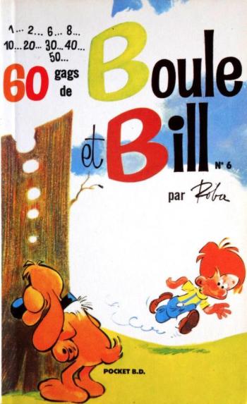 Couverture de l'album Boule & Bill (Pocket B.D.) - 6. Gags de Boule et Bill n° 6