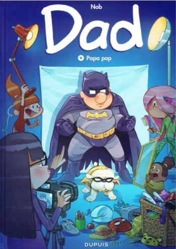 Couverture de l'album Dad - 9. Papa pop - Couverture Batman