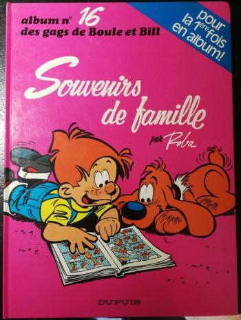 Couverture de l'album Boule & Bill - 16. Souvenirs de famille