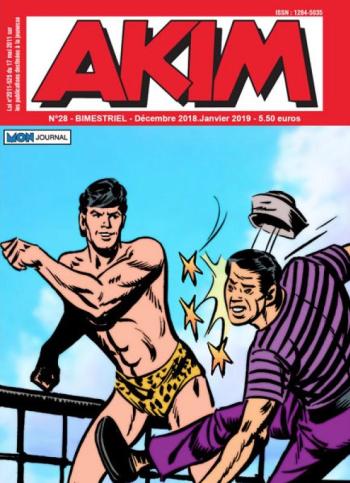 Couverture de l'album Akim (3e série) - 28. L'îlot tragique / Les bouches du démon