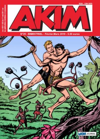 Couverture de l'album Akim (3e série) - 29. La chasse au trésor / Les cordes plombées