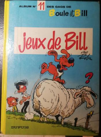 Couverture de l'album Boule & Bill - 11. Jeux de Bill