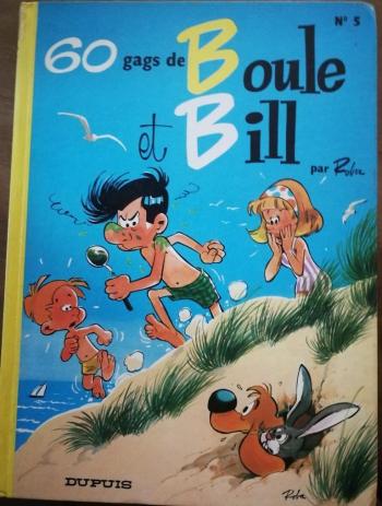 Couverture de l'album Boule & Bill - 5. 60 gags de Boule et Bill