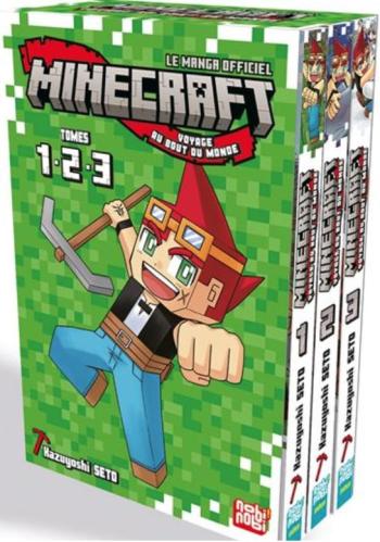 Couverture de l'album Minecraft - Voyage au bout du monde - COF. Tomes 1 à 3