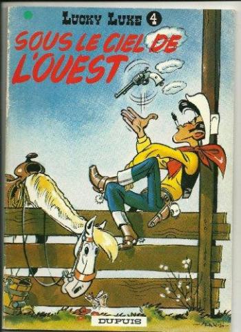 Couverture de l'album Lucky Luke (Dupuis) - 4. Sous le ciel de l'Ouest