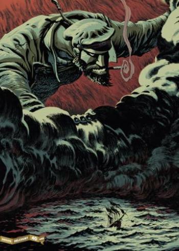 Couverture de l'album Trilogie maritime de Riff Reb's - 2. Le Loup des Mers