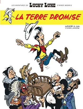 Couverture de l'album Les Aventures de Lucky Luke d'après Morris - 7. La Terre promise