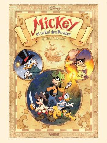 Couverture de l'album Mickey Minnie Donald Picsou - Créations originales (Disney - Glénat) - 20. Mickey et le roi des pirates