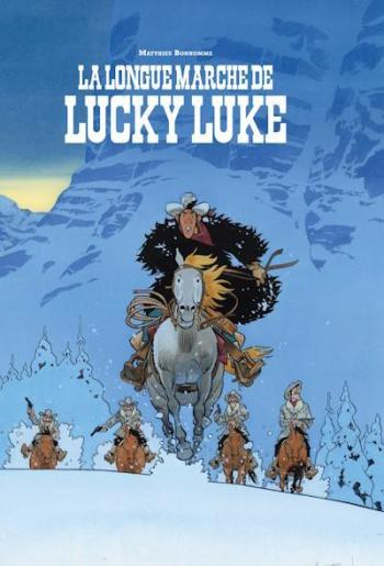 Couverture de l'album Un hommage à Lucky Luke d'après Morris - 8. La Longue Marche de Lucky Luke