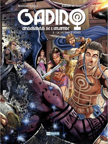 Couverture de l'album Gadiro - Ambassadeur de l'Atlantide - 3. La victime d'Azaes