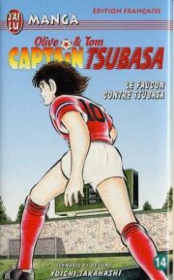 Couverture de l'album Captain Tsubasa - Olive et Tom - 14. Le Faucon contre Tsubasa
