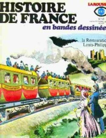 Couverture de l'album Histoire de France en bandes dessinées - 18. La Restauration, Louis Philippe