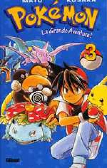 Couverture de l'album Pokémon - La Grande Aventure (Glénat) - 3. Pokemon, Tome 3
