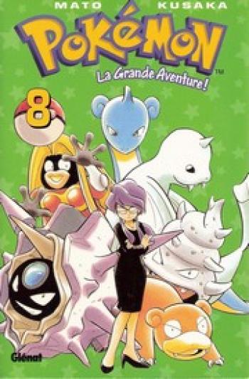 Couverture de l'album Pokémon - La Grande Aventure (Glénat) - 8. Pokémon, Tome 8